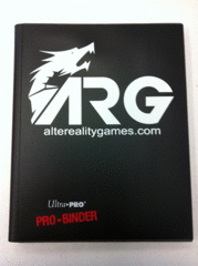 ARG Ultra Pro Pro-Binder-Black w/ White Logo